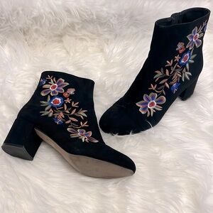 Embroidered Aldo Ankle Boot